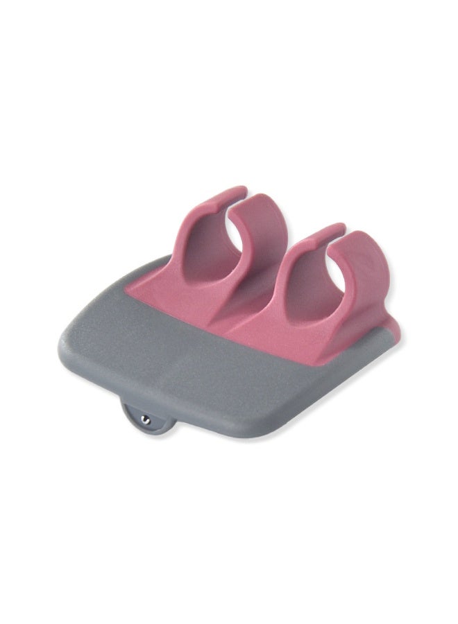 سبيس شوب مقشرة خضروات للأصابع بمقبض مطاطي مريح مقشرة راحة اليد بشفرة من الفولاذ المقاوم للصدأ أداة تقشير سهلة للبطاطس والجزر والخيار والفواكه مقشرة يدوية ناعمة الملمس - Image 3